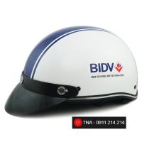 Mũ Bảo Hiểm In Logo Ngân Hàng BIDV