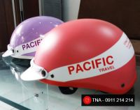 Dịch vụ in logo mũ bảo hiểm quà tặng quảng cáo tại Phan Thiết