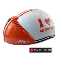 Mũ bảo hiểm in logo quảng cáo Coopxtra
