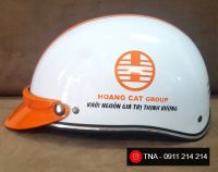 Dịch vụ in logo mũ bảo hiểm quà tặng quảng cáo tại Biên Hòa